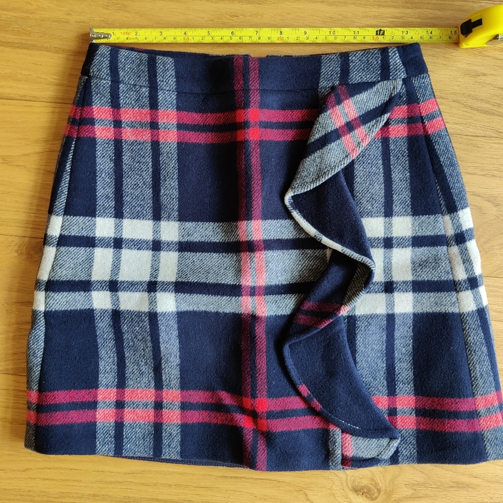 Jcrew mini wool skirt